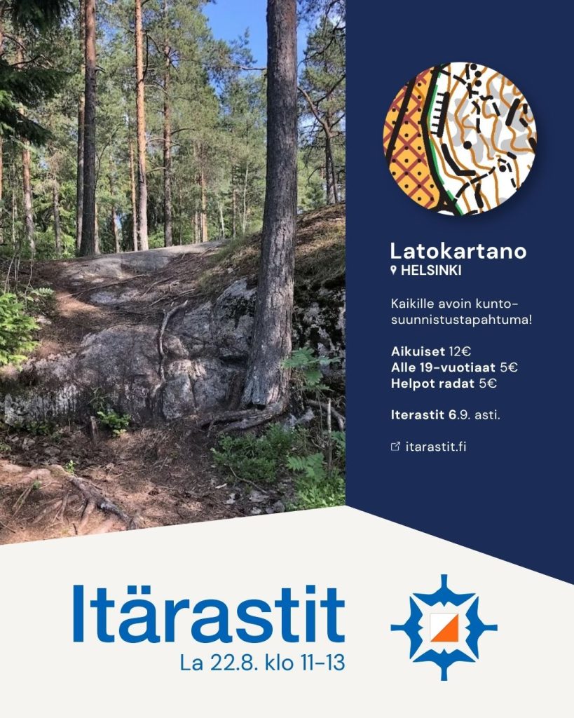 22.8. – 6.9.2026 Omatoimirastit/Iterastit Latokartano – Hallainvuori