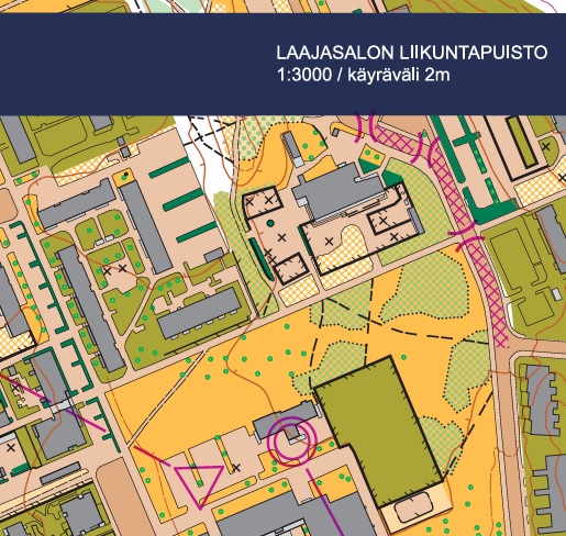 Sprinttiharjoitus Laajasalon liikuntapuisto